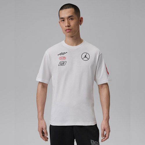 NIKE耐克男子AS M J TRACK2 TRAIL运动休闲短袖T恤IR7001-100