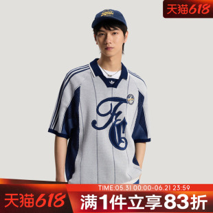 adidas阿迪达斯三叶草男子BLK FF JERSEY运动休闲短袖T恤KY2159