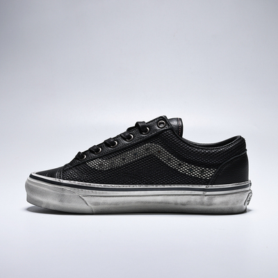 VANS范斯男女鞋LX Old Skool 36黑色网面运动休闲鞋VN000D9RBM8