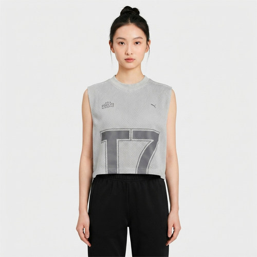 puma彪马女子DUSKY ROSE T7 MESH TANK T运动休闲无袖T恤63985702