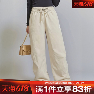adidas阿迪达斯女子梭织束脚运动裤宽松休闲长裤KZ0700
