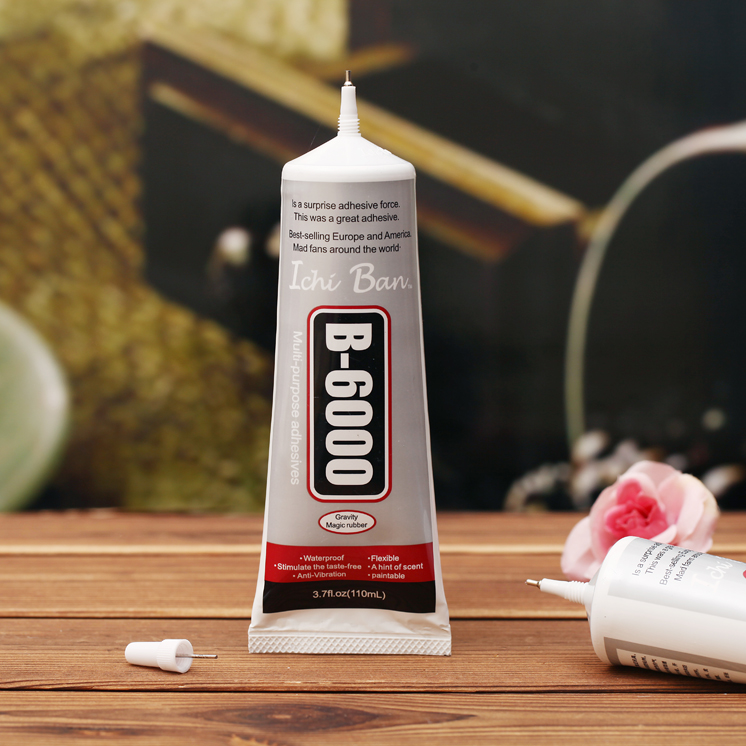 B6000胶水高透明自带针头不堵塞 快干胶 DIY手工贴钻贴花材料9-12