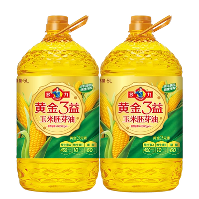 多力黄金三益玉米油5L*2
