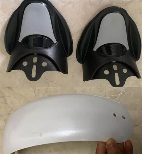 一迪电动车原装挡泥皮挡泥板防水泥水片哈雷车通用配件 - 封面