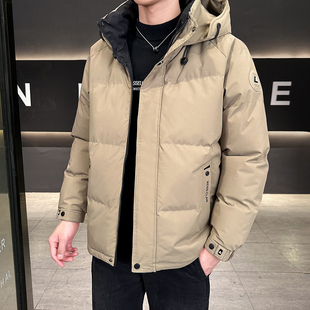 2025新款连帽棉衣男宽松加厚保暖棉袄潮流时尚青年男生过冬外套