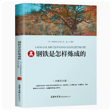 钢铁是怎样炼成的世界经典文学名著名师导读赏析好词好句中小学生课外阅读书籍带考题考点读后阅读理解旁注感有声扫码听书朗读