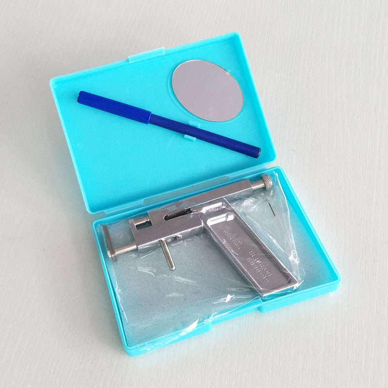 不锈钢耳钉枪手打工具自己打耳洞机器无痛专用枪穿耳器一次性穿耳