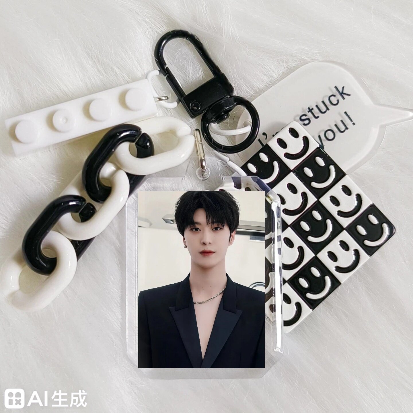 范丞丞钥匙扣照片制作款卡通公仔书包挂件送同学朋友小礼物