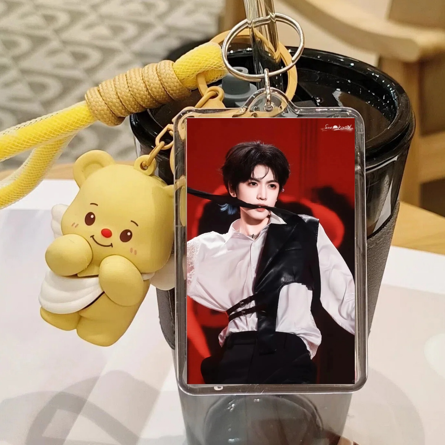 TF张桂源周边应援钥匙扣diy照片定制公仔玩偶书包包挂小挂件饰品