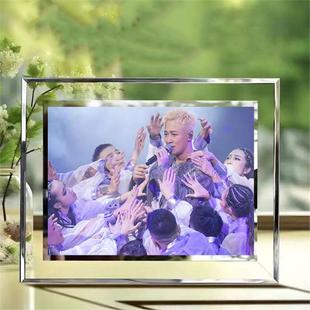 林峰周边学生版水晶玻璃相框桌面摆件定制照片毕业礼物送同学朋友