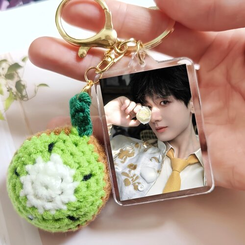 成毅周边钥匙扣双面高清照片定制奇异果书包挂件星光大赏应援女生