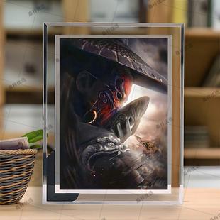 画江湖之不良人周边不良帅李星云二次元水晶相框桌面摆件可定制