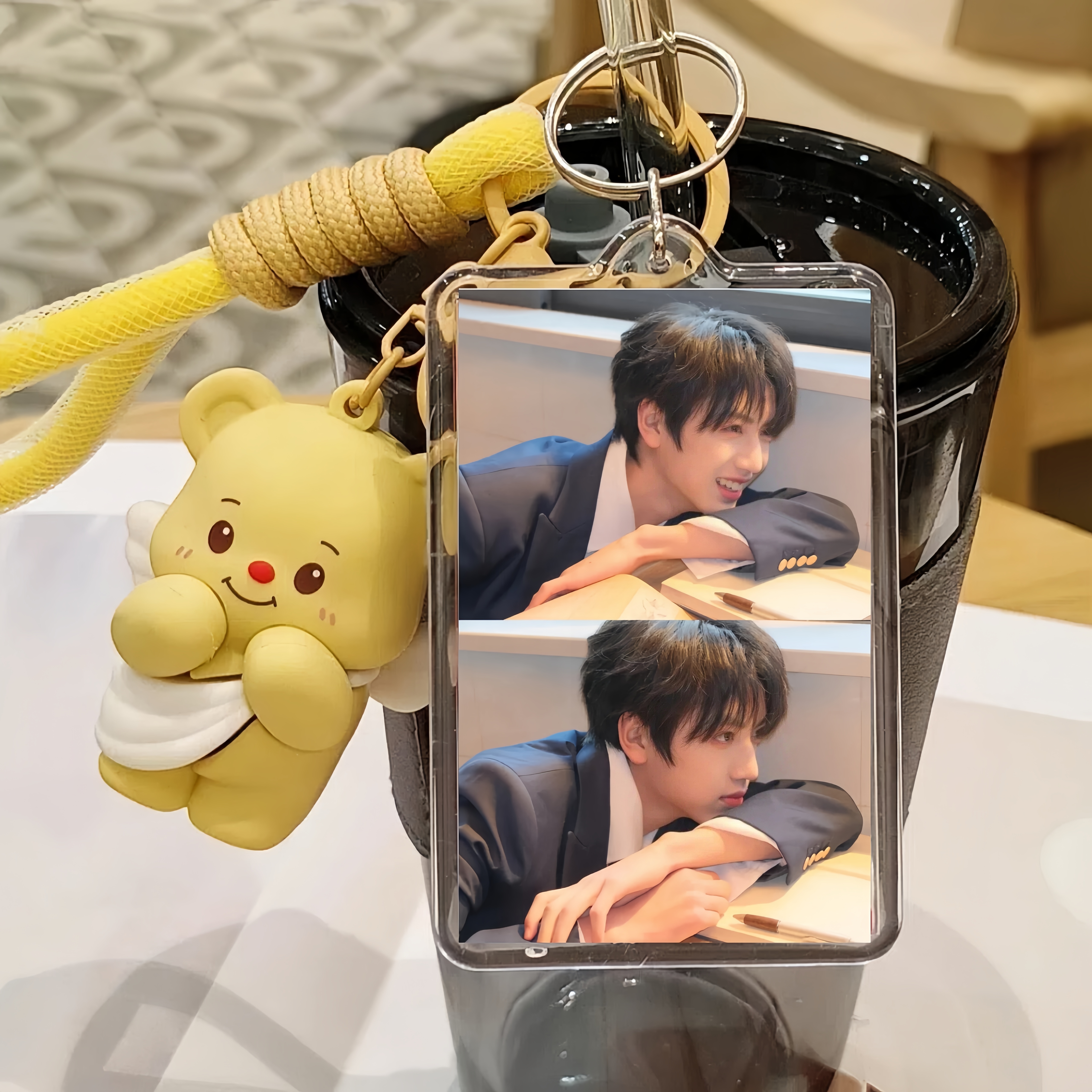 TF张桂源周边应援钥匙扣diy照片定制公仔玩偶书包包挂小挂件饰品