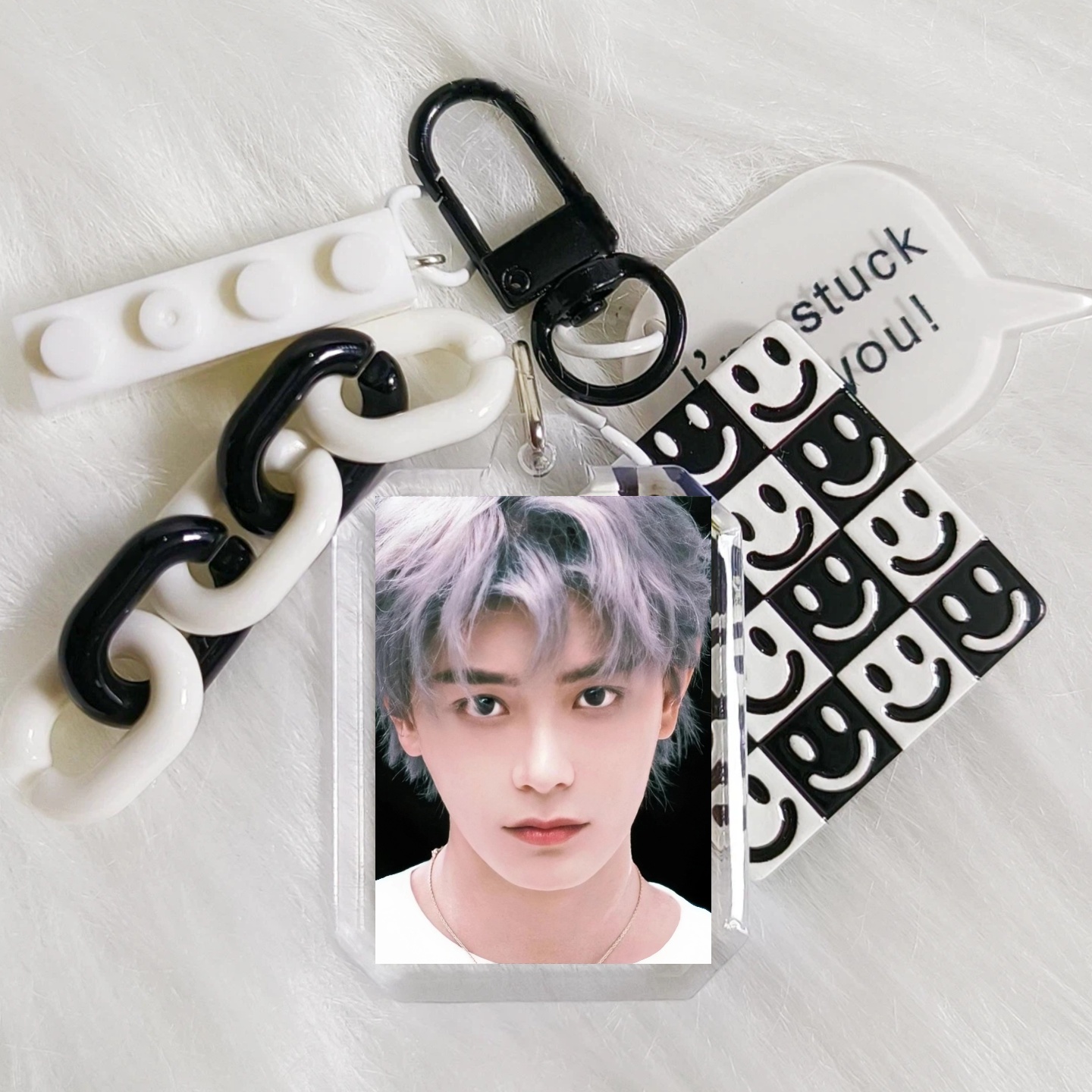 丁禹兮周边定制亚克力钥匙扣同款背包书包车钥匙挂件配饰创意礼物