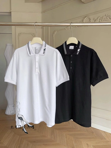 Burberry, классическая футболка polo, короткий рукав