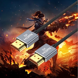 黄刀高清HDMI线音视频连接线 HDMI2.1版8K60HZ电脑电视投影PS5细