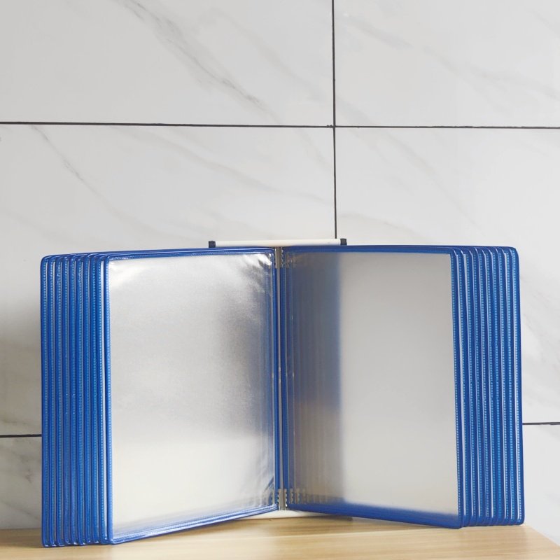 20页设备流程夹磁吸式翻页文件夹