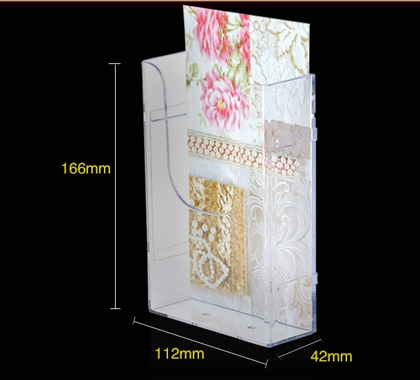 迪多挂墙式透明彩页架a41宣传单