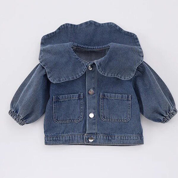 2025女童牛仔外套春秋季新款儿童洋气春秋童装小童韩版女宝宝上衣