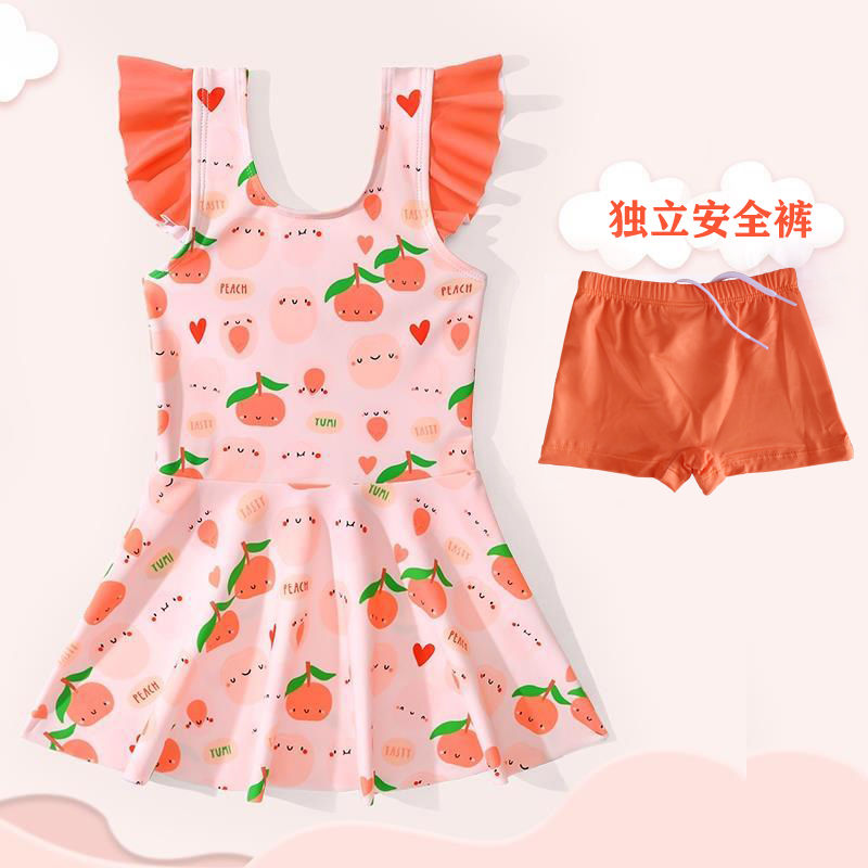 女童学游泳专用泳衣儿款3