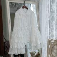Tea Cat: In-store Stock: Treasure Box Rabbit and Cherry Sweet Pink vintage doll Style lolita dress thumbnail 2