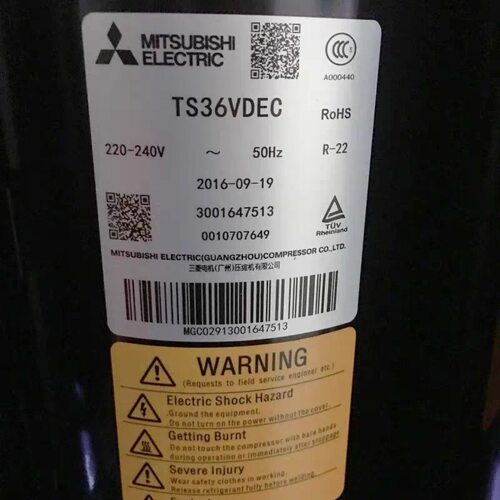 三菱全新压缩机TS31VAEC TS33VDEC TS36VDEC TST31VKEC TS31VDEC