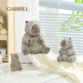 伽百利Gabriel卡皮巴拉玩偶毛绒玩具水豚玩偶抱枕生日礼物送女生