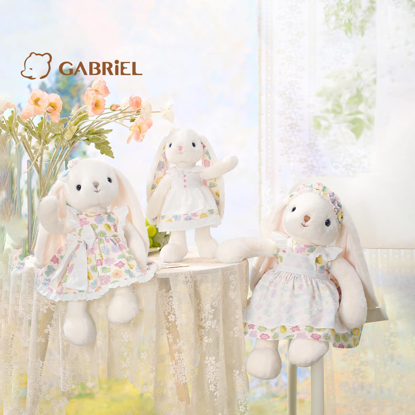 伽百利Gabriel兔兔毛绒玩偶公仔睡觉抱生日礼物送女生纪念日告白