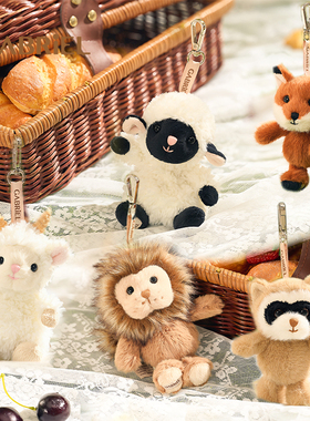 伽百利Gabriel小羊狮子毛绒玩偶钥匙扣书包挂件礼物情侣