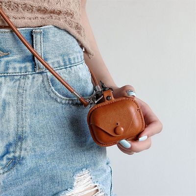 适用于华强北七代/Air7/Air4/Air6六代五代皮质适用苹果蓝牙AirPods4代Pro3耳机保护套3代壳新款