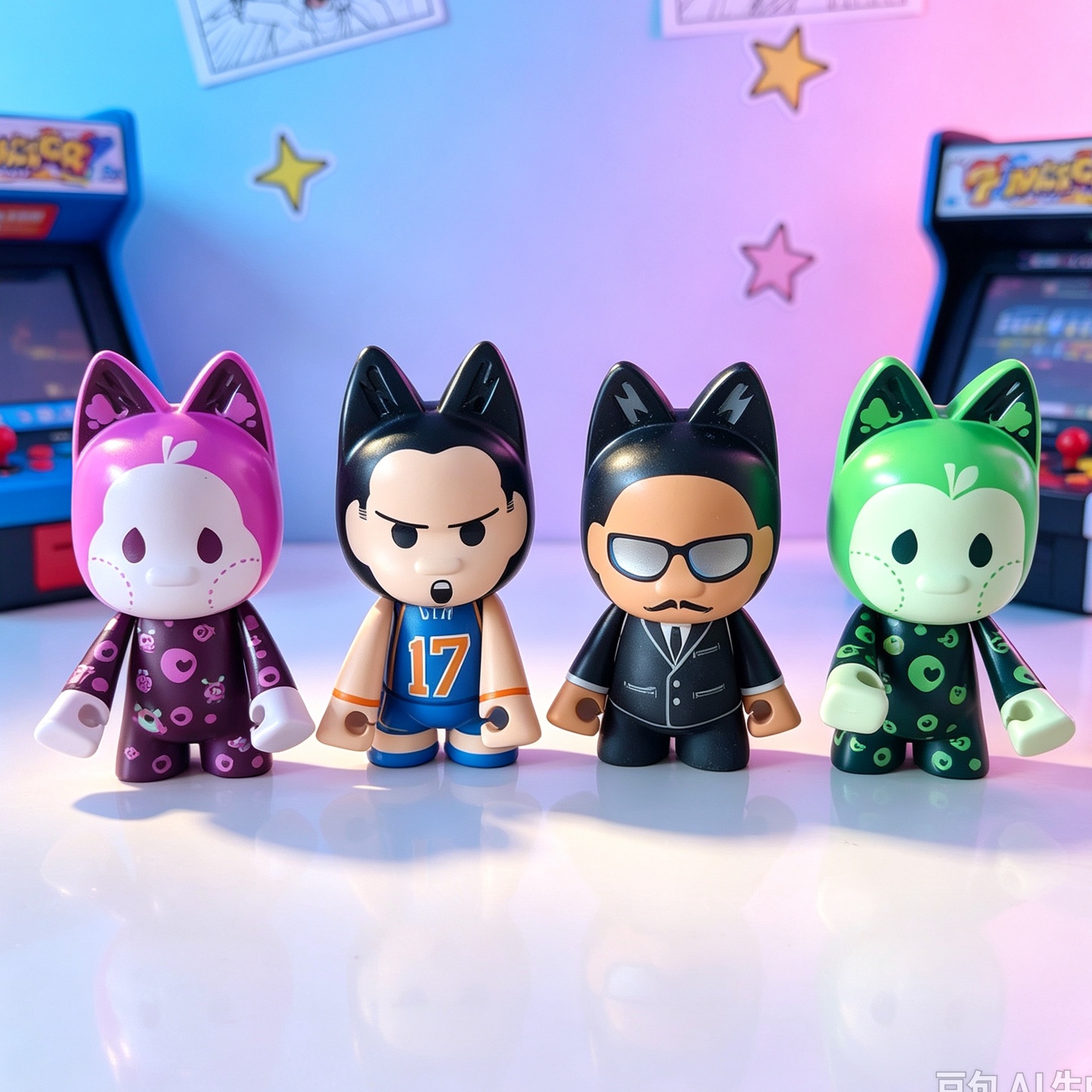 猫无双公仔玩偶卡通手办玩具