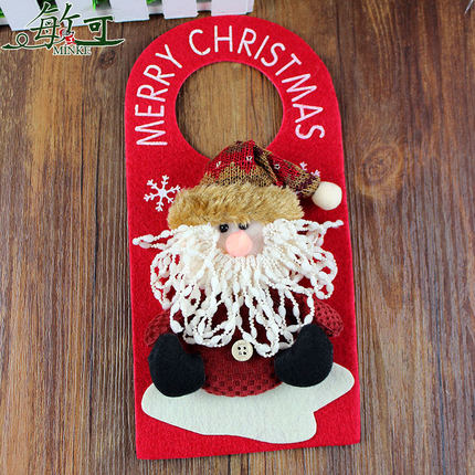 敏可 酒店门挂门牌 圣诞节门锁装饰品 玻璃橱窗摆设 主题旅馆装饰