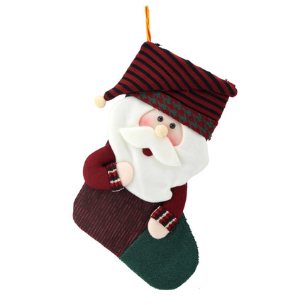 敏可43CM 大号圣诞礼品袜雪人老人鹿 圣诞装饰品袜子圣诞礼物包邮