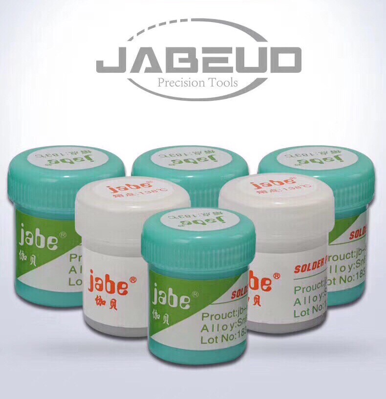 jabe伽贝锡浆锡膏中温183度常温锡膏高温锡低温锡浆138度