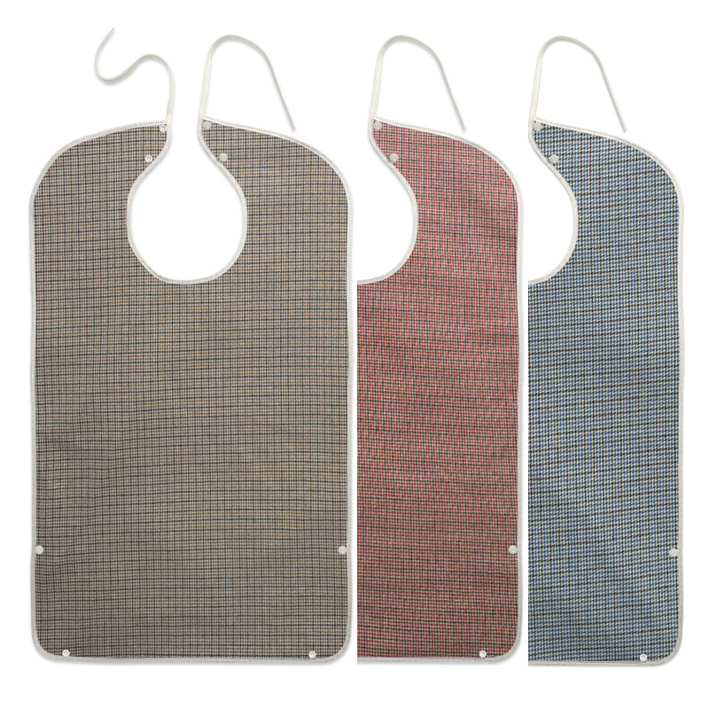 纯棉老人围兜防水防油