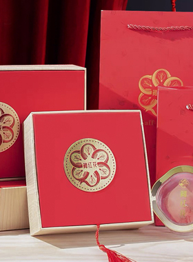 新款桦木藏红花5克包装盒 单罐红色礼品盒配镊子说明书礼品袋空罐