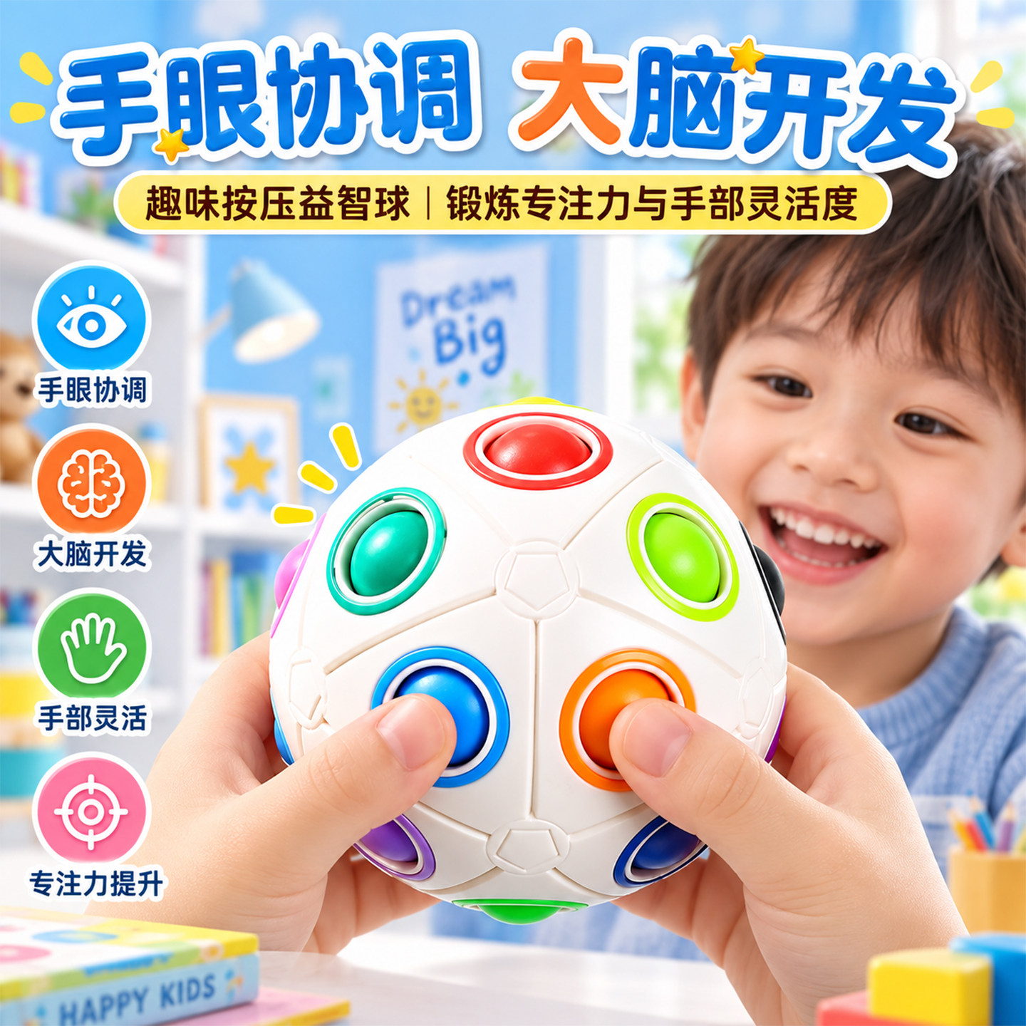 儿童玩具1一3岁2男孩益智6智力开发动脑两到宝宝早教幼儿婴儿小孩