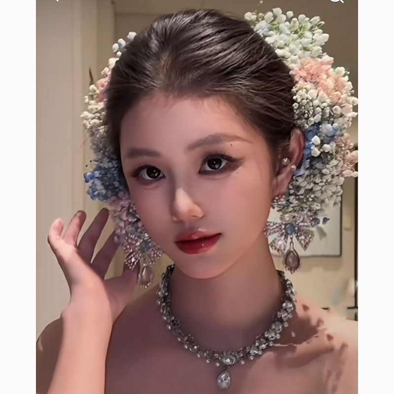 刘亦菲同款满天星新娘头饰202发饰
