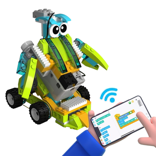 途道机器人编程世界机械儿童8男孩10电动积木益智拼装玩具6岁以上
