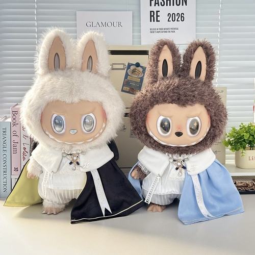 适合Zimomo首领/Zimomo阴晴天使58cm搪胶娃娃拉布布LABUBU娃衣