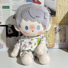 蜡笔小新印花睡衣棉花娃娃坐姿40cm娃衣一番赏公仔玩偶换装服套装