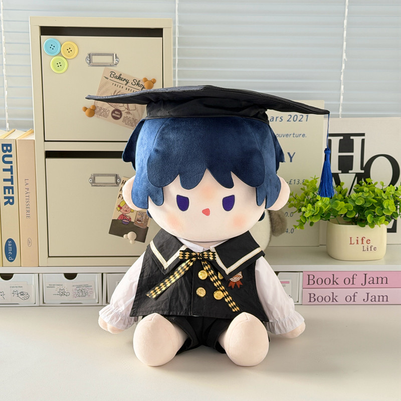 棉花娃娃40cm娃衣毕业服皇家毕业班无属性棉花娃娃娃衣一番赏娃衣