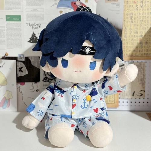 棉花娃娃10cm20cm40cm娃衣一番赏知晚印花睡衣换装超萌小宝娃衣服