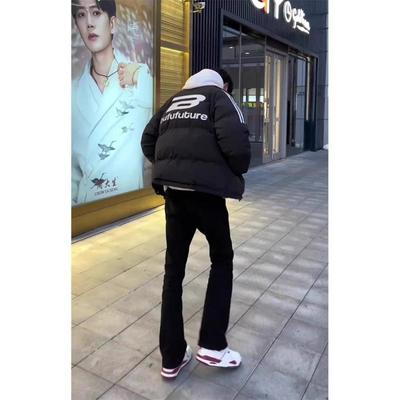 美式高街微喇牛仔裤男款