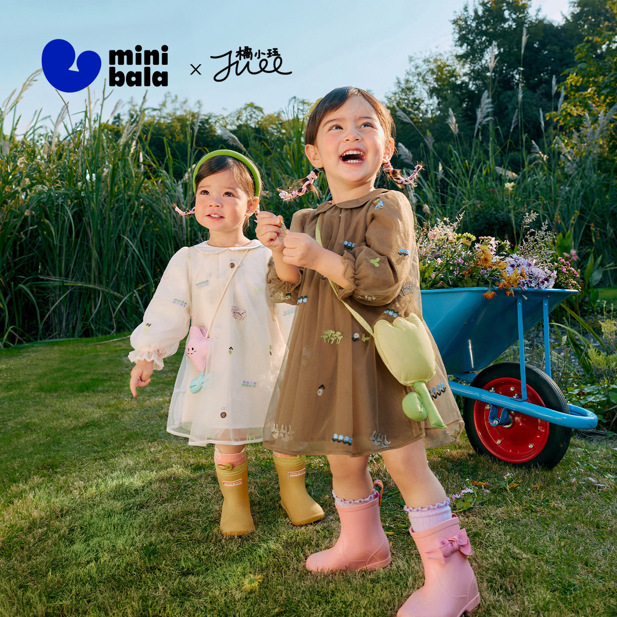 迷你巴拉巴拉网纱连衣裙女童娃娃领刺绣甜美花边可爱裙子,童装/婴儿装/亲子装,连衣裙,淘宝优惠券,粉丝福利购,淘宝优惠卷