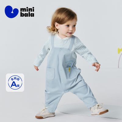 迷你巴拉巴拉棉弹可爱连体衣