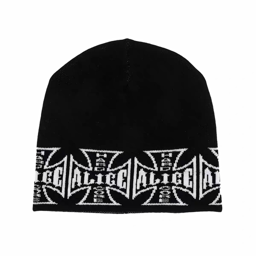 Opium Alice Hollywood 25ss 十字架图案毛线针织冷帽 YVL风格