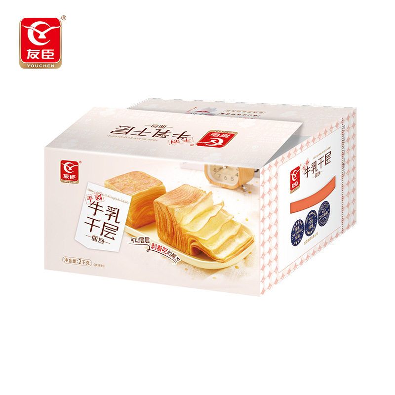 友臣一件代发2000牛乳千层整箱