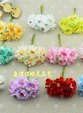 DIY康乃馨手工花环材料仿真绢花