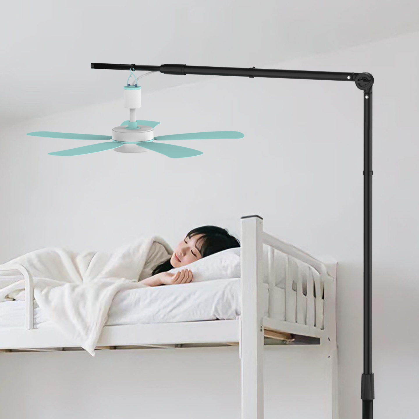 落地式小吊扇支架微风扇支撑杆